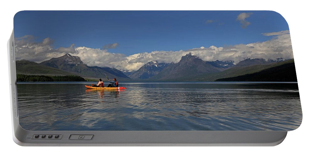 Lake Mcdonald Portable Battery Charger featuring the photograph Lake McDonald - Glacier National Park #3 by Richard Krebs