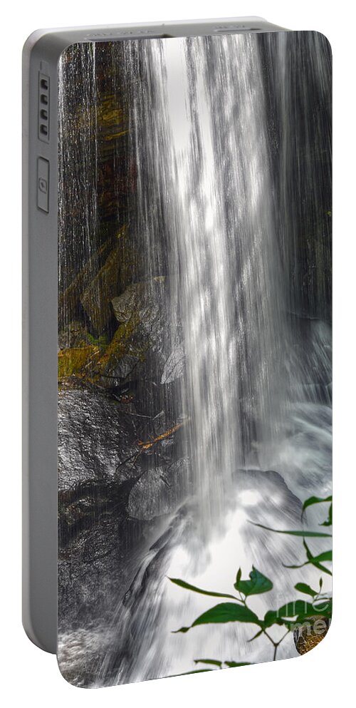 Laurel Falls Portable Battery Charger featuring the photograph Laurel Falls 4 #1 by Phil Perkins