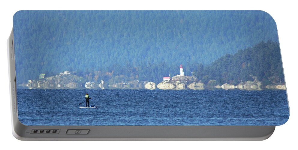 Lighthouse Portable Battery Charger featuring the photograph Lighthouse Park #1 by Cameron Wood