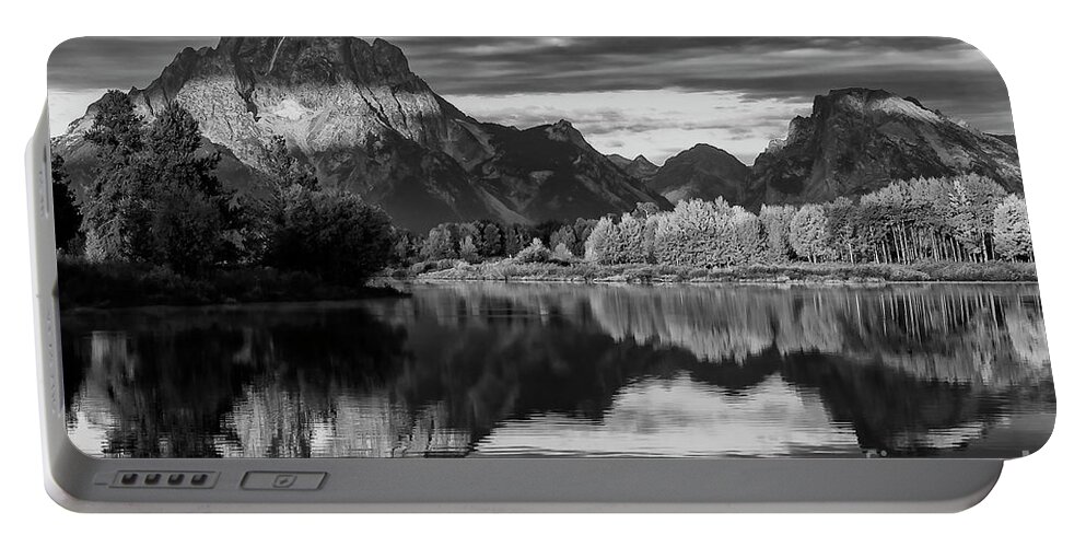 Mount Moran Portable Battery Charger featuring the photograph Morning Light 4 by Bob Phillips