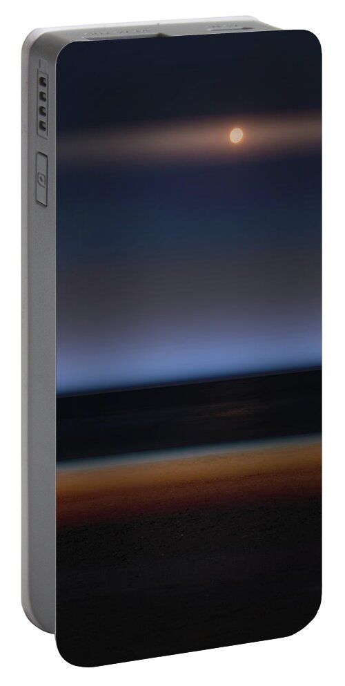 Beach Portable Battery Charger featuring the photograph Night Calmness by Andrii Maykovskyi
