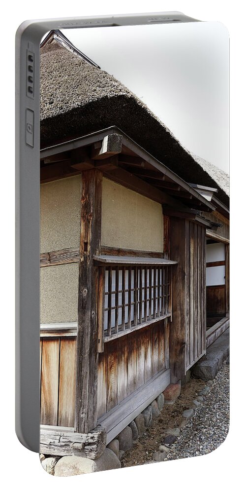 Japanese Old House Portable Battery Charger featuring the photograph Old Japanese house #1 by Kaoru Shimada