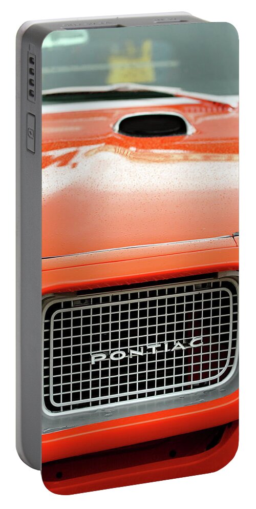 Pontiac Gto Portable Battery Charger featuring the photograph Ooooo Orange by Lens Art Photography By Larry Trager