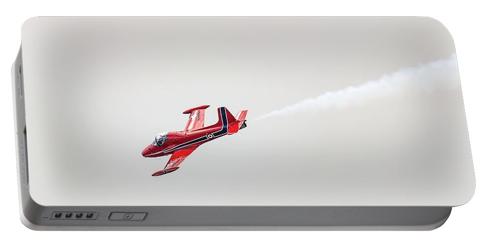 Aviation Portable Battery Charger featuring the photograph Percival/BAC Jet Provost #1 by Dawn Key