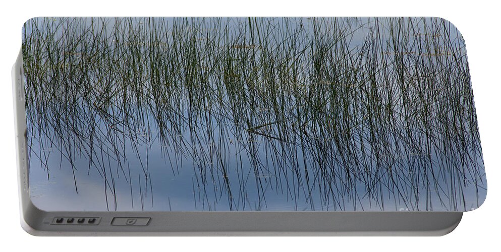 Pond Portable Battery Charger featuring the photograph Pond Reflections by Kae Cheatham