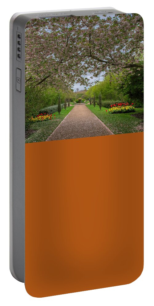Regents Park Portable Battery Charger featuring the painting Regents Park by Raymond Hill