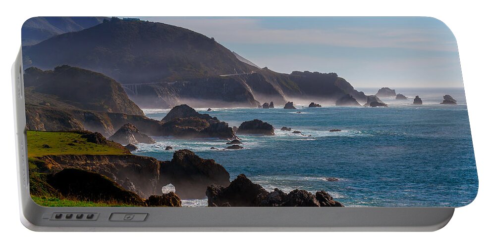 Rocky Point Portable Battery Charger featuring the photograph Rocky Point by Derek Dean