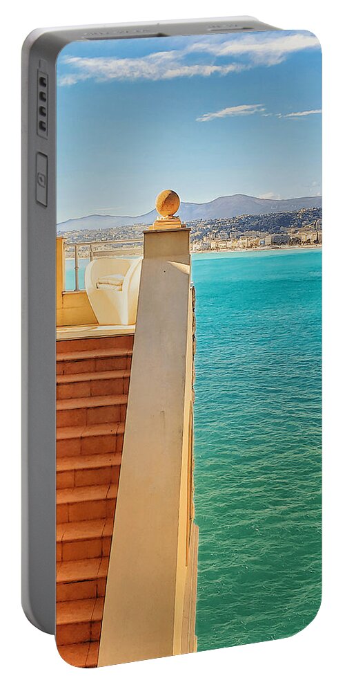 Stairway Portable Battery Charger featuring the photograph Stairway to Heaven by Andrea Whitaker