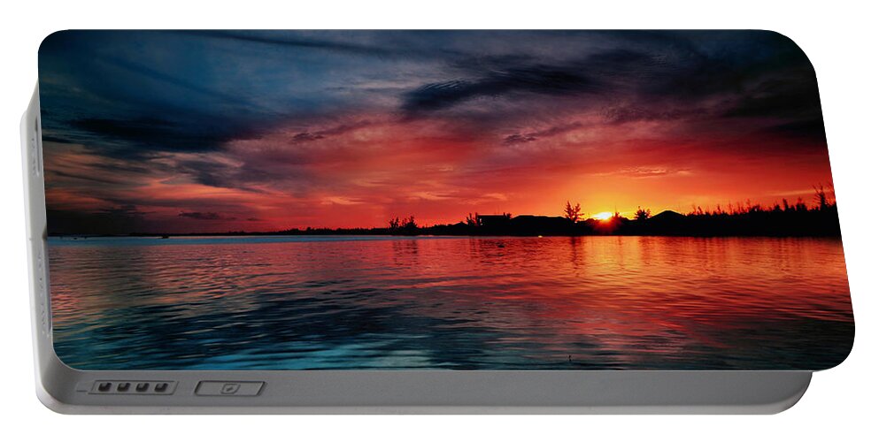 Sunset Portable Battery Charger featuring the photograph Still I Rise #2 by Montez Kerr