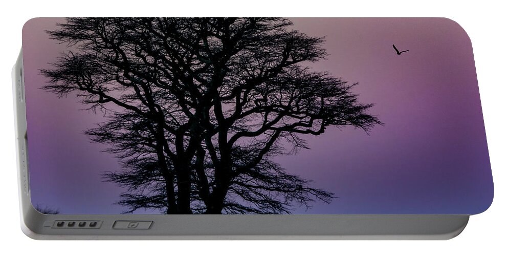 Landscape Portable Battery Charger featuring the photograph Sundown by Cathy Kovarik