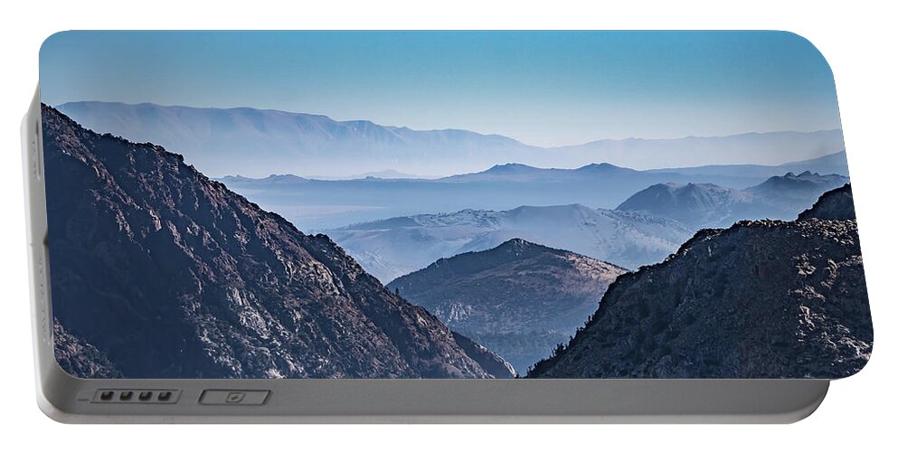 Sunrise Portable Battery Charger featuring the photograph Sunrise In Death Valley California Desert #1 by Alex Grichenko