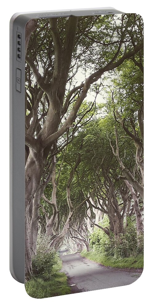 Got Portable Battery Charger featuring the photograph The Dark Hedges G.O.T by Joelle Philibert