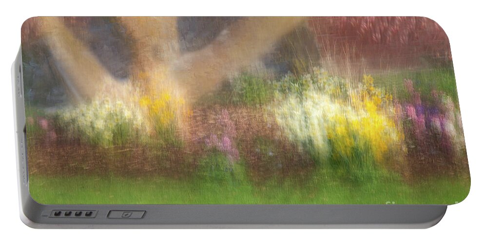 3 Synnylea Portable Battery Charger featuring the photograph The Embrace of Spring #1 by Marilyn Cornwell