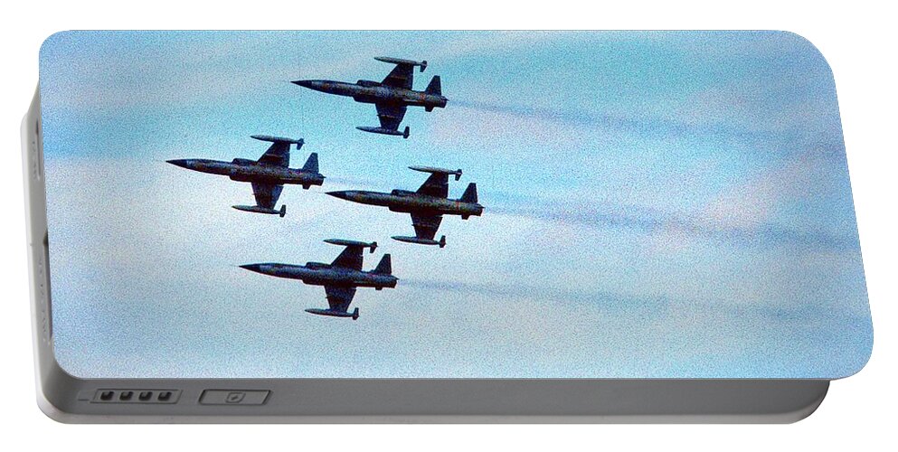Lockheed Portable Battery Charger featuring the photograph The Lockheed F-104 Starfighter #3 by Gordon James