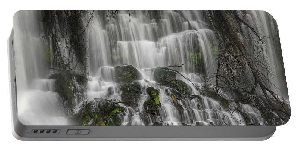 Twin Falls Portable Battery Charger featuring the photograph Twin Falls 13 #1 by Phil Perkins