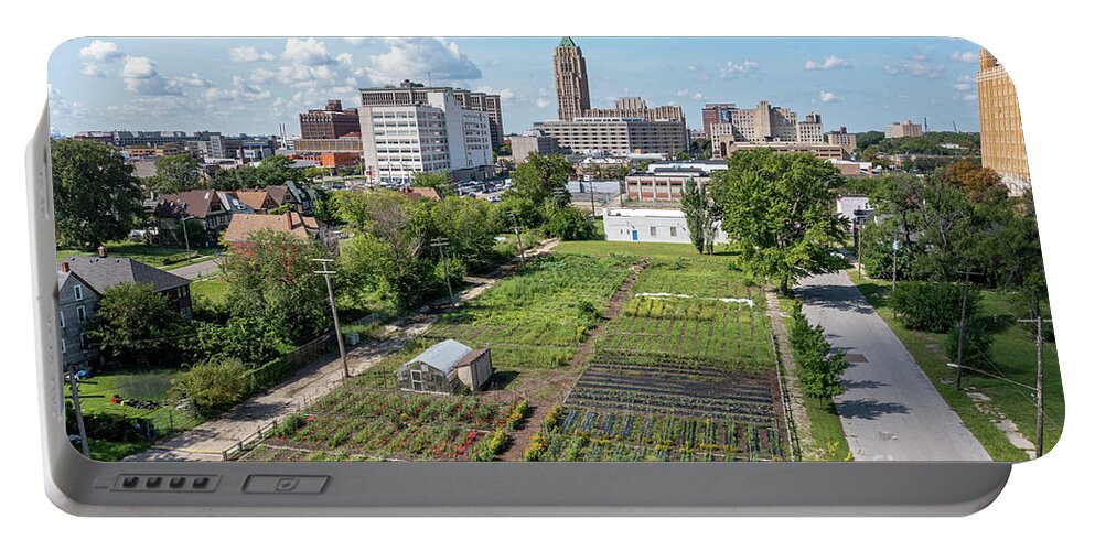 Farm Portable Battery Charger featuring the photograph Urban Farm #1 by Jim West