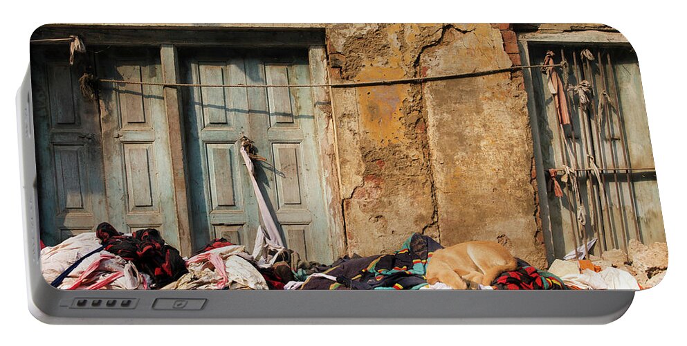 India Portable Battery Charger featuring the photograph Varanasi #3 by David Little-Smith