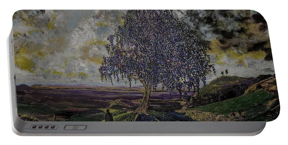 What Dreams May Come Portable Battery Charger featuring the painting What Dreams May Come #1 by Stefan Duncan