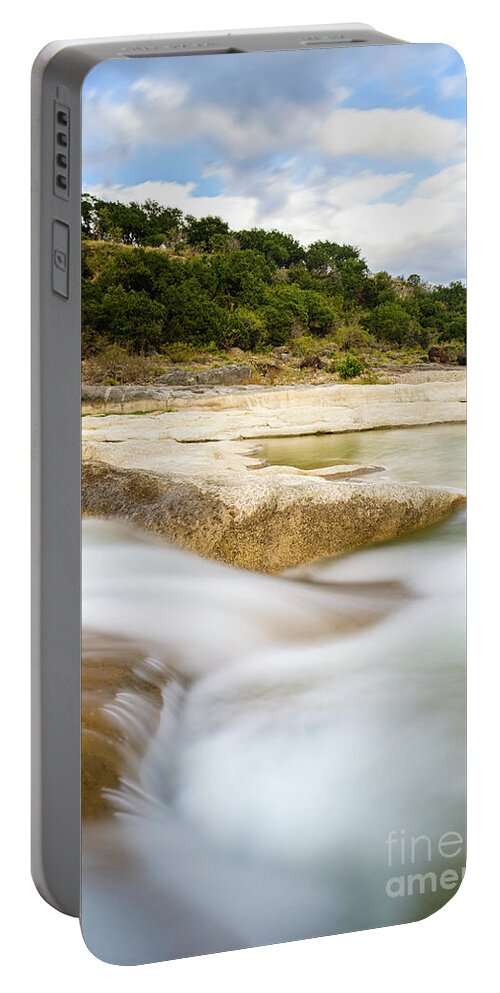 Johnson City Portable Battery Charger featuring the photograph Pedernales Falls #12 by Raul Rodriguez