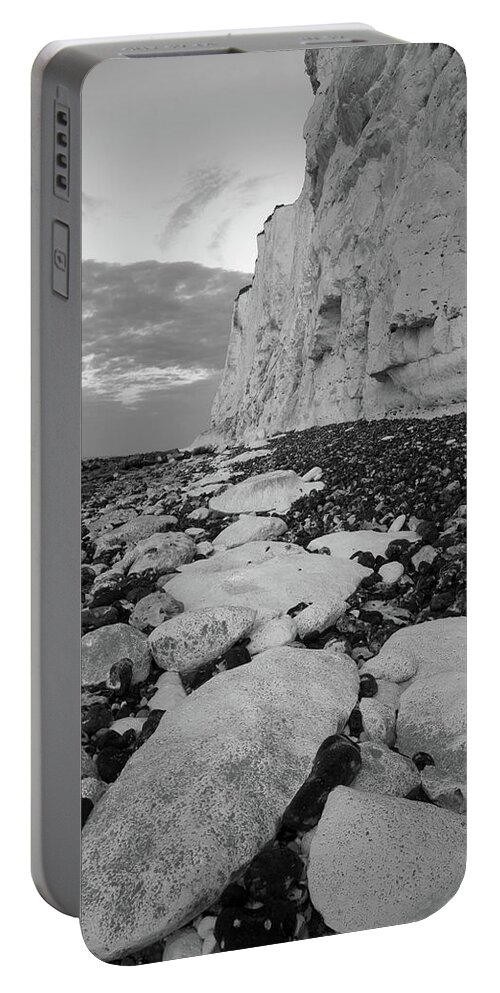 Dover Portable Battery Charger featuring the photograph Morning at the White Cliffs of Dover #13 by Ian Middleton