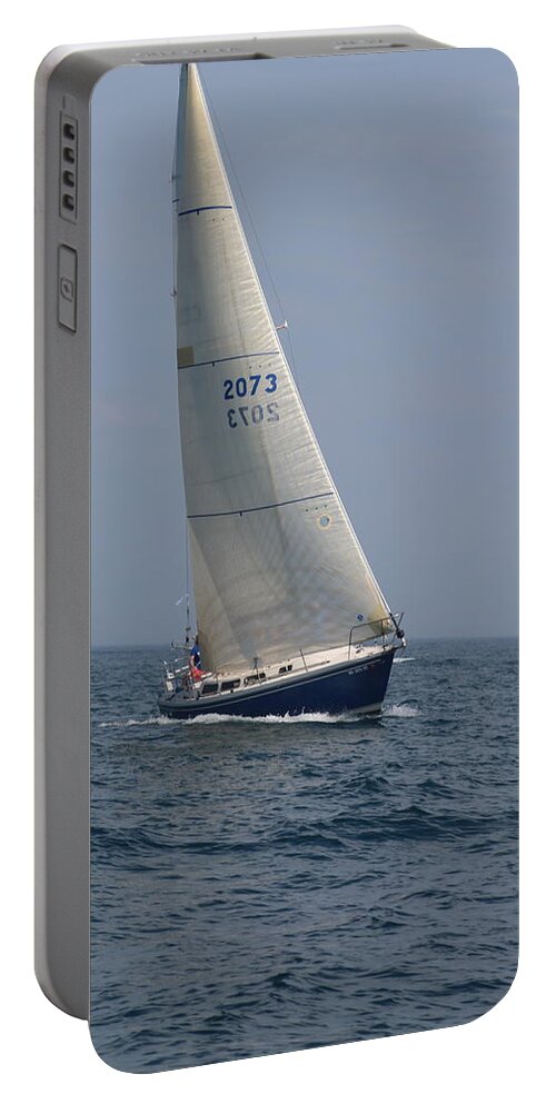  Portable Battery Charger featuring the photograph The race #151 by Jean Wolfrum