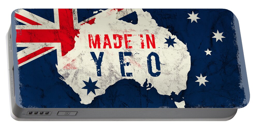 Yeo Portable Battery Charger featuring the digital art Made in Yeo, Australia #18 by TintoDesigns