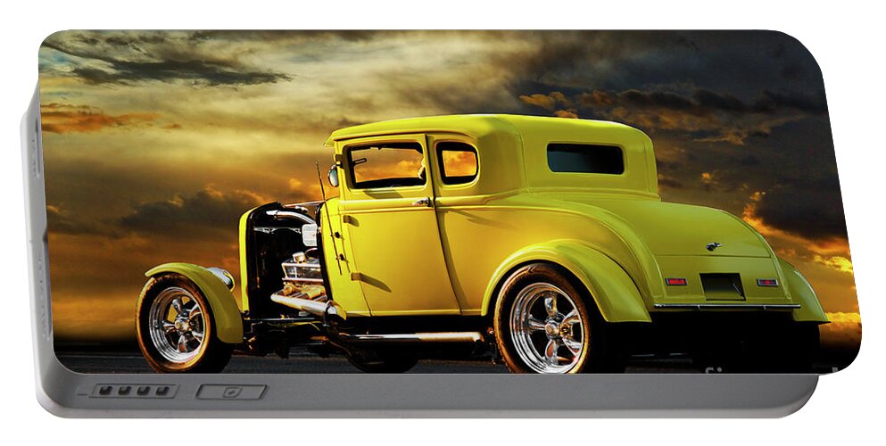 1931 Ford Coupe Portable Battery Charger featuring the photograph 1931 Ford Model A Coupe by Dave Koontz