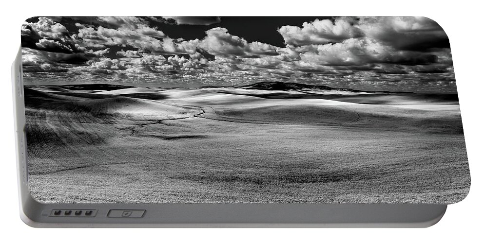 Hdr Portable Battery Charger featuring the photograph A Palouse Panorama #2 by David Patterson