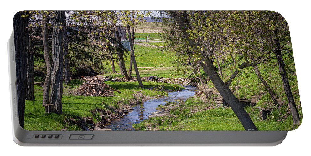 Creek Portable Battery Charger featuring the photograph Creekside #2 by William Norton