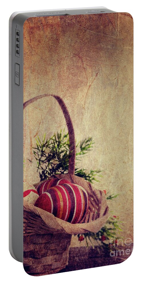 Easter Portable Battery Charger featuring the photograph Easter eggs #2 by Jelena Jovanovic