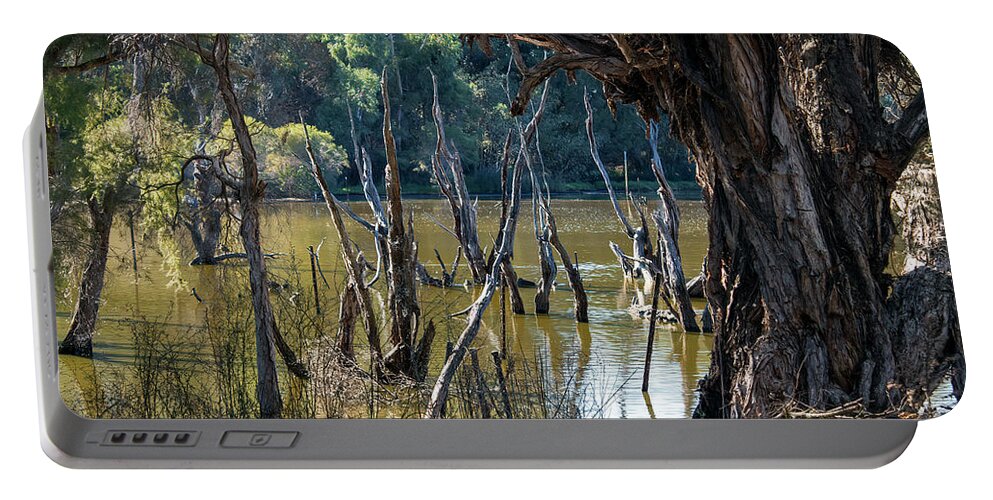 Trees Portable Battery Charger featuring the photograph Eric Singleton Bird Sanctuary, Bayswater, Western Australia #2 by Elaine Teague