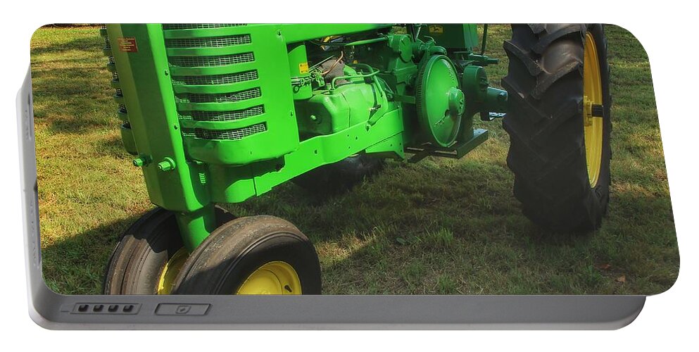 John Deere G Portable Battery Charger featuring the photograph John Deere G by Mike Eingle