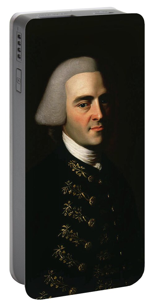 Copley Portable Battery Charger featuring the painting John Hancock by John Singleton Copley
