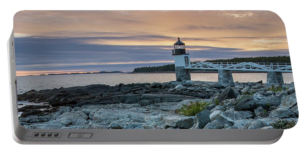 Maine Portable Battery Charger featuring the photograph Marshall Point Light #2 by Kyle Lee