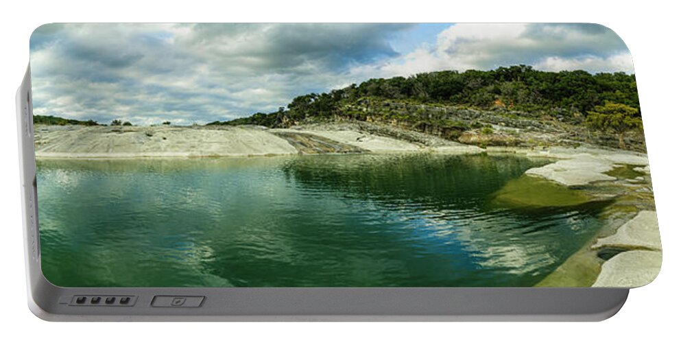 Johnson City Portable Battery Charger featuring the photograph Pedernales Falls #2 by Raul Rodriguez