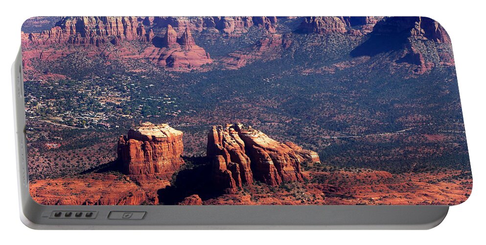 Red Rock Cliffs Sedona Arizona Fstop101 Landscape Sandstone Portable Battery Charger featuring the photograph Sedona Arizona #3 by Geno