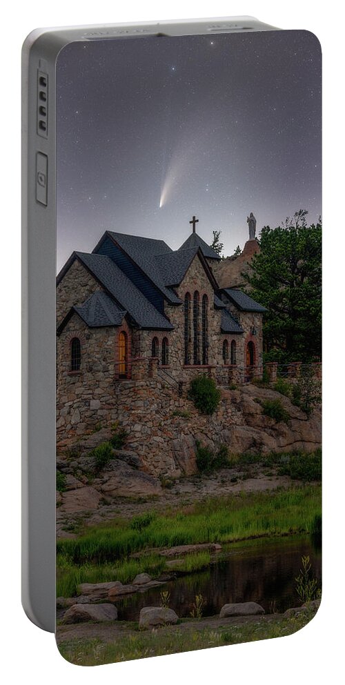 Comet Portable Battery Charger featuring the photograph St. Malo Nights by Darren White