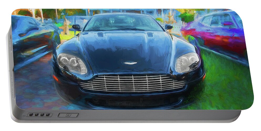 2007 Aston Martin V8 Vantage Roadster Portable Battery Charger featuring the photograph 2007 Aston Martin V8 Vantage Roadster 105 by Rich Franco
