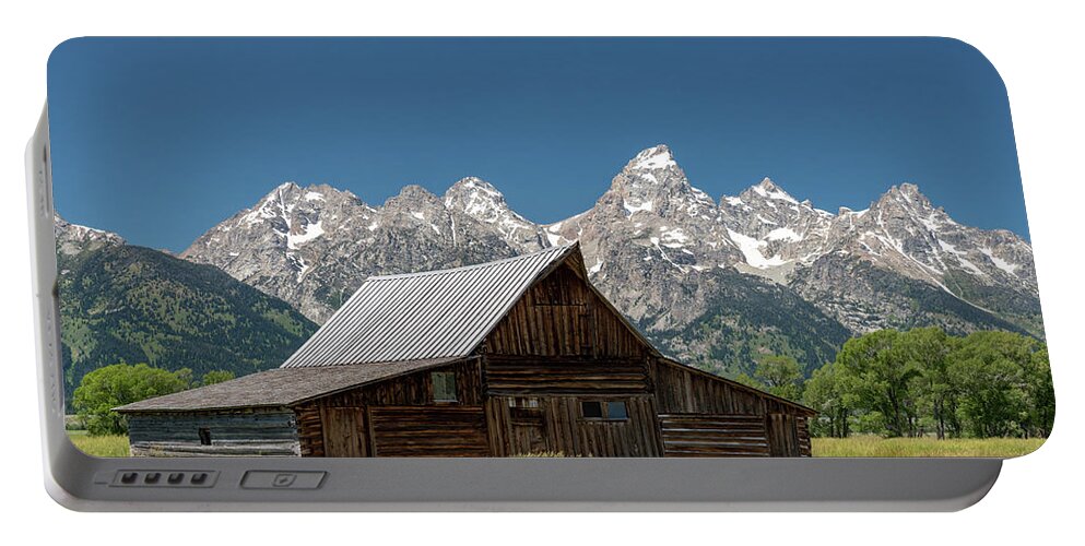 Tetons Portable Battery Charger featuring the photograph 2018 Tetons-10 by Tara Krauss