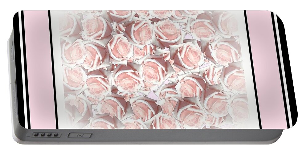 2020 Portable Battery Charger featuring the digital art 2020 Pink is a Trend Color of the Year by Delynn Addams