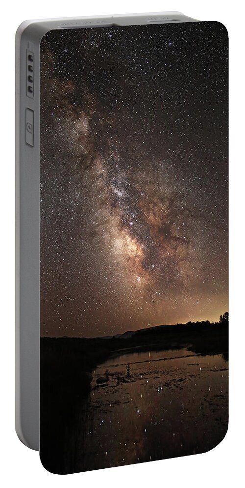 Tetons Portable Battery Charger featuring the photograph 2020 Schwabacher Landing by Jean Clark