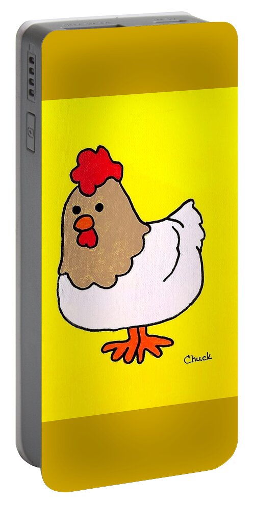 Chicken Portable Battery Charger featuring the photograph 2ten by Chuck