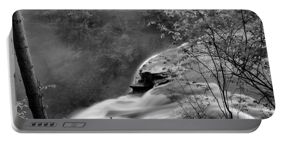  Portable Battery Charger featuring the photograph Brandywine Falls #3 by Brad Nellis