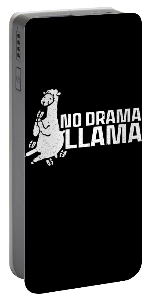 Lama Portable Battery Charger featuring the digital art Llama Alpaca #3 by Mercoat UG Haftungsbeschraenkt