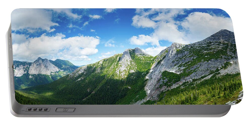 Canada Portable Battery Charger featuring the photograph Mountain Landscape by Rick Deacon