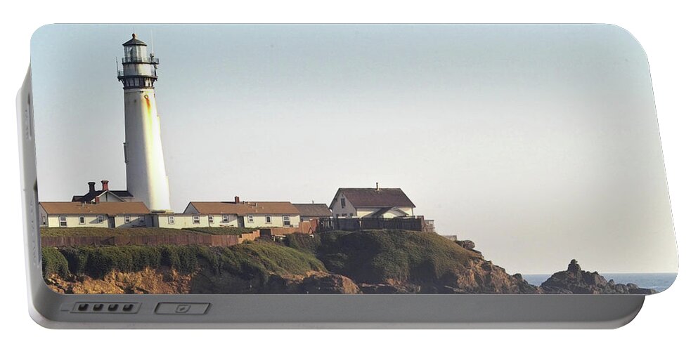 Lighthouse Portable Battery Charger featuring the photograph Pigeon Point Lighthouse #3 by Kimberly Blom-Roemer