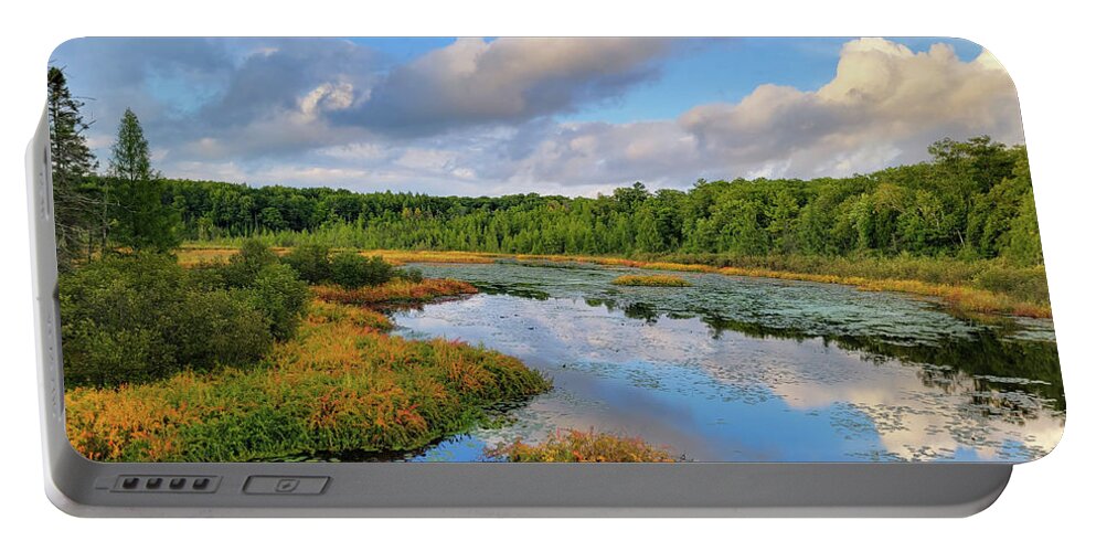 Autumn Portable Battery Charger featuring the photograph Link Creek #8 by Brook Burling
