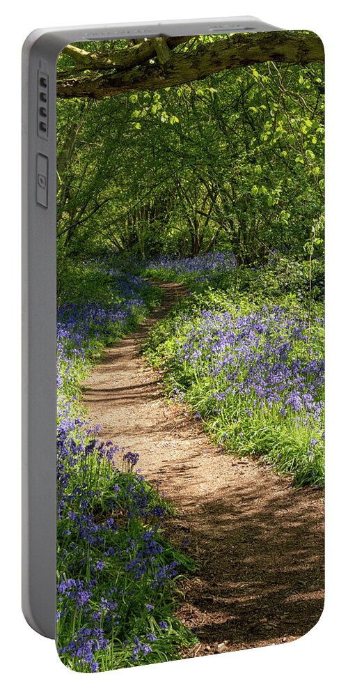 Gary Eason Photography Portable Battery Charger featuring the photograph Bluebell woods #9 by Gary Eason