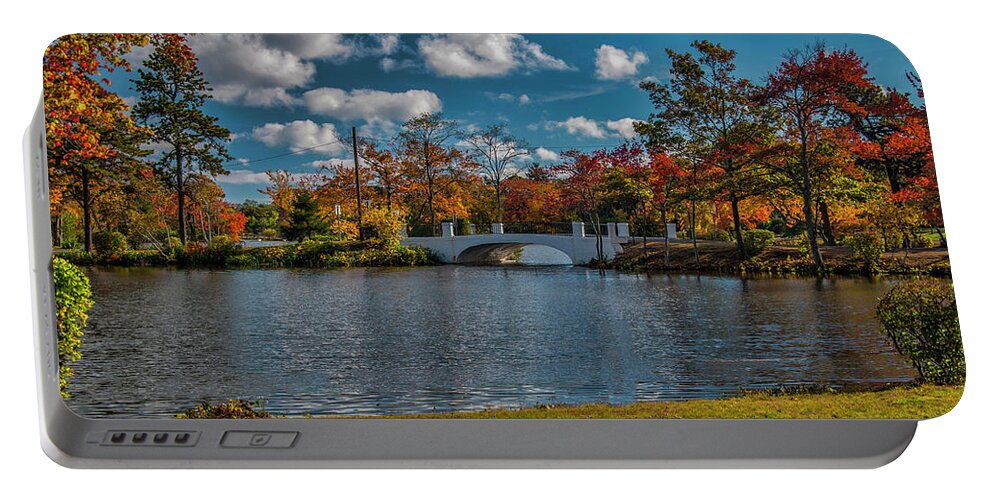Autumn Portable Battery Charger featuring the photograph A Beautiful Day In Autumn by Cathy Kovarik