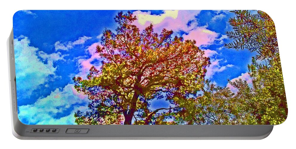 Trees Portable Battery Charger featuring the photograph A Blooming Day by Andrew Lawrence